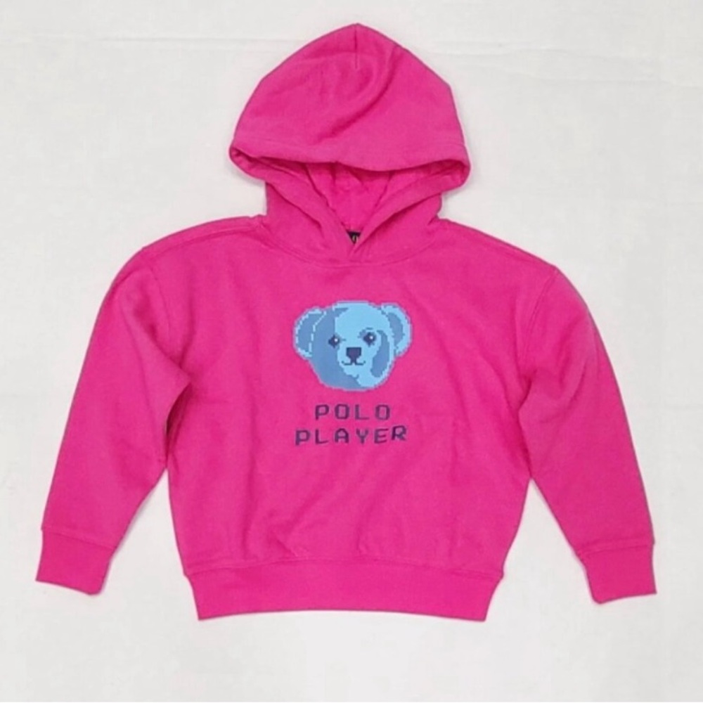 Big Kid’s Ralph Lauren Polo Bear Hoodie size L